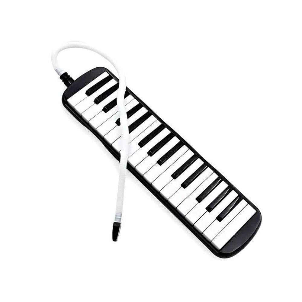 Escaleta Melódica Preta 32 Tecla Preto/Branco Acompanh Bolsa