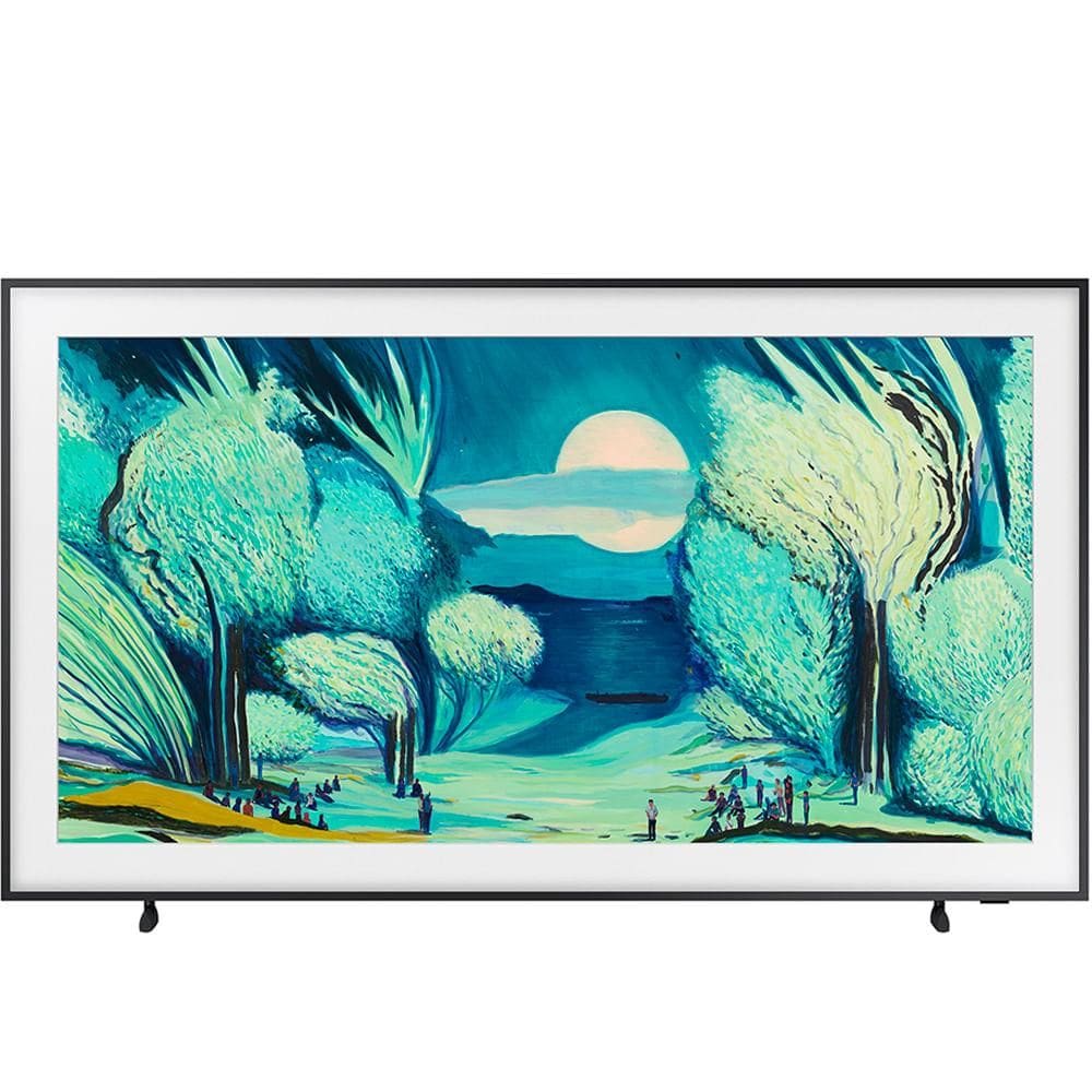 Smart TV Samsung Vision AI 55” Polegadas QLED 4K LS03F 2025, The Frame, Processador com AI e Alexa Integrada