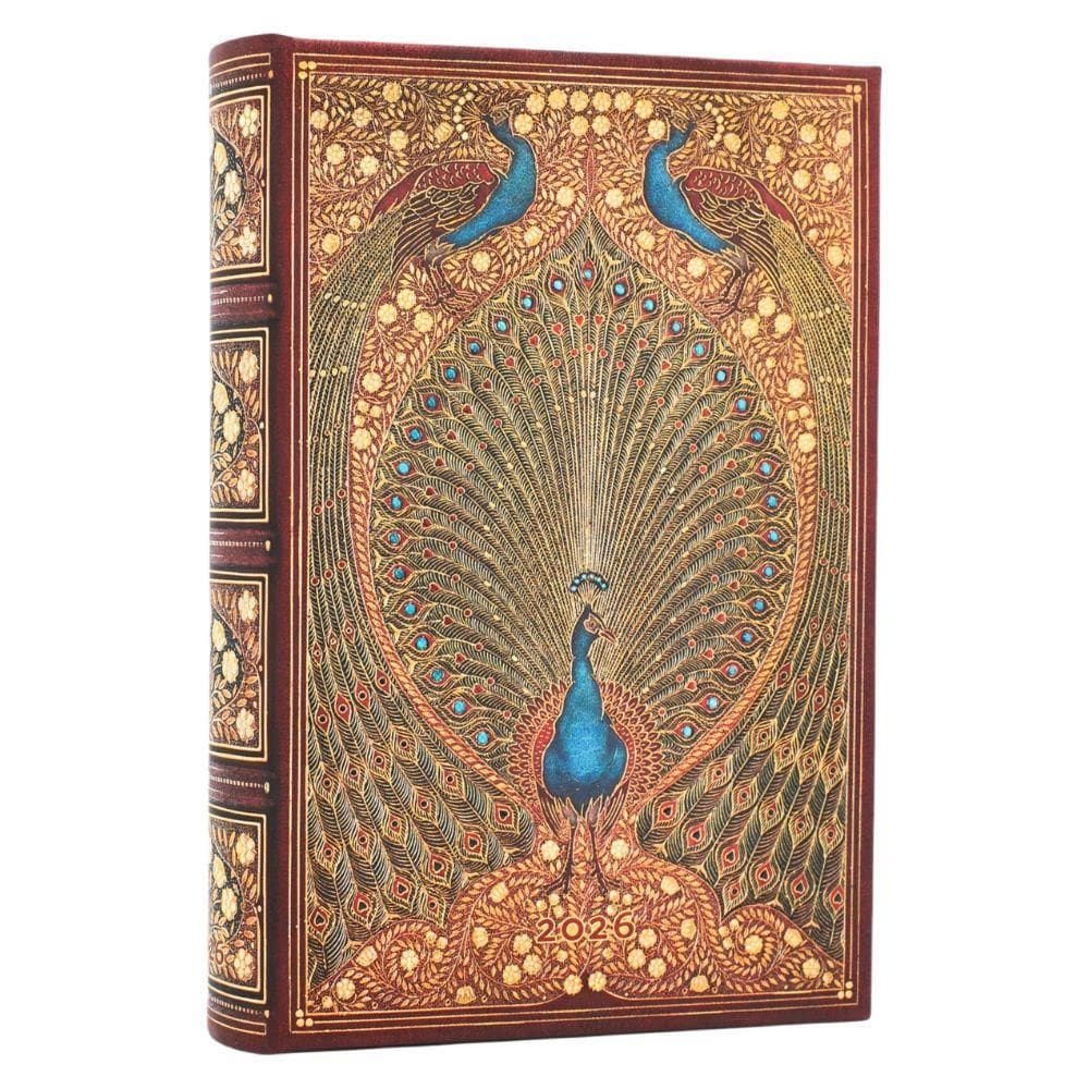 Agenda Paperblanks 2026 Hafiz Peacocks Mini Diaria