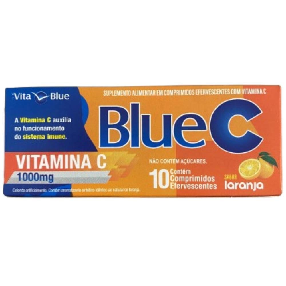 Blue C Laranja C/10 Comprimidos Efervescentes