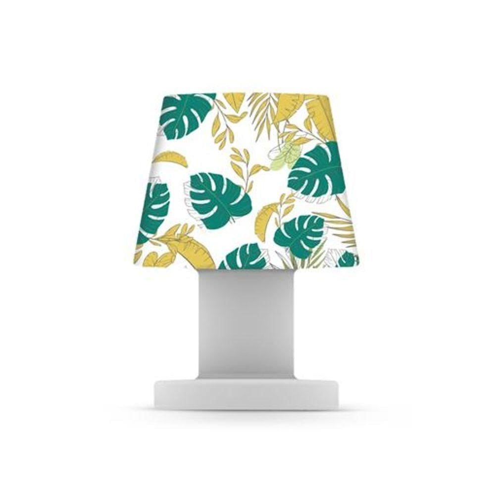 Luminária Abajur De Mesa Pequena Costela De Adão