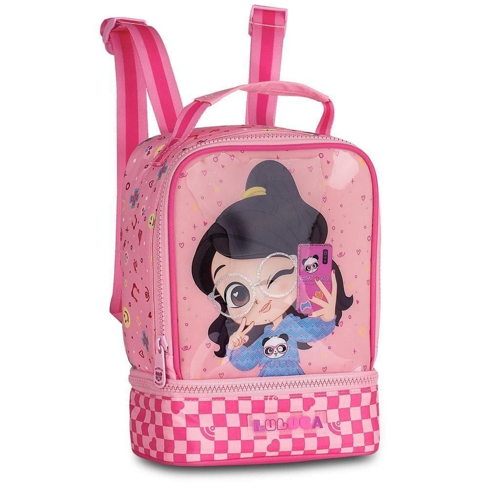 Lancheira Térmica Escolar Luluca Rosa Clio