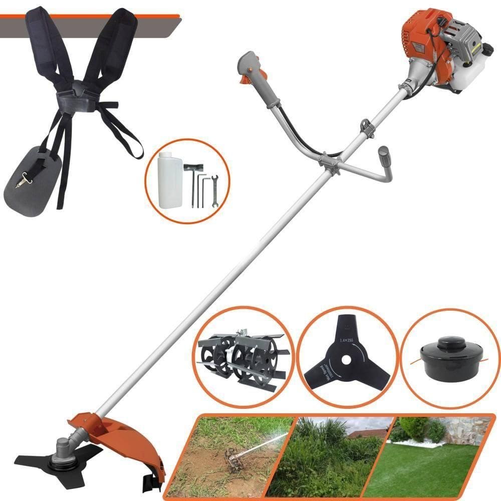 Roçadeira Completa Tekna Rl520ac-g2 52cc + Enxada Rotativa