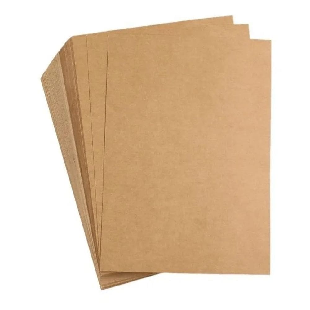 Papel Kraft Folha Kraft Natural A4 180g. 50fls - Filiperson