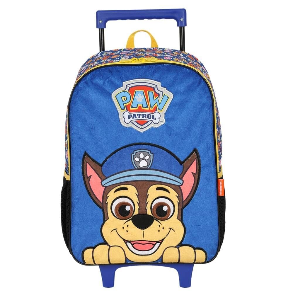 Mochila de Rodinhas Infantil - Patrulha Canina - Chase - Luxcel