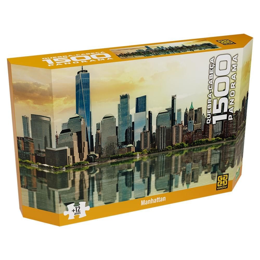 Quebra-cabeça 1500 peças Panorama Manhattan