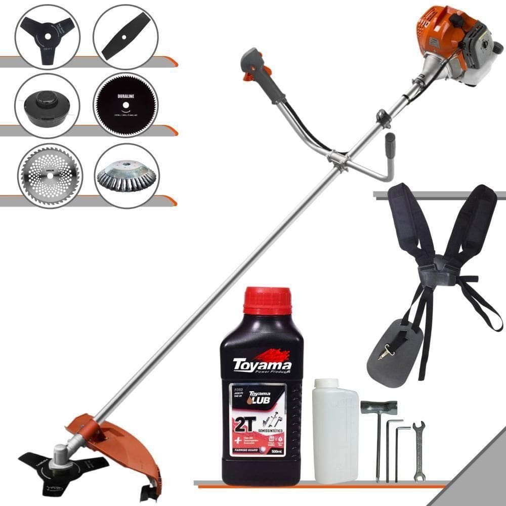 Roçadeira Rl520acg2 + 6 Opções De Cortes + óleo Toyama