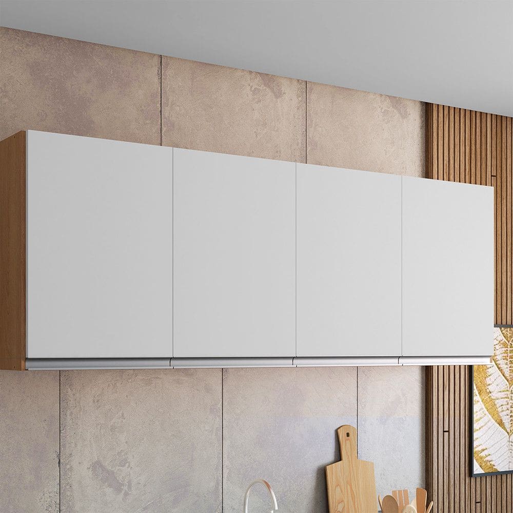 Armario Aereo Andreia Cozinha 4 Portas AJL Moveis