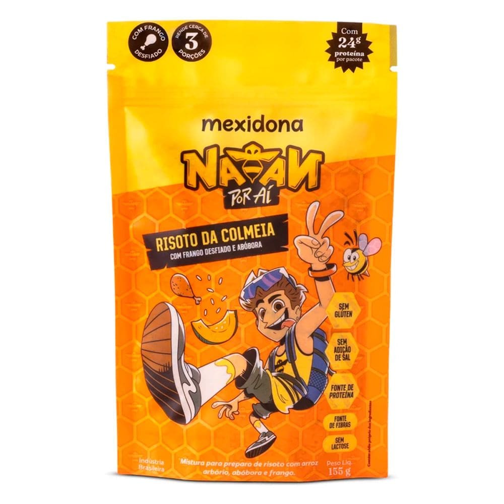 Risoto da Colmeia Mexidona Sabor Frango Desfiado e Abobora 155g