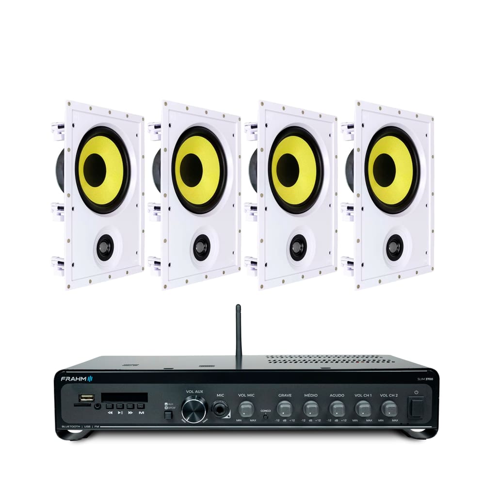 Kit Slim 3700 G5 Frahm + 4 Arandelas Ci8R Plus