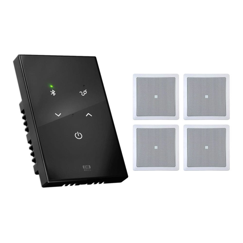 Kit Recepção - Amplificador de Parede Db Series Db Wall + 4 Arandelas 6co1q