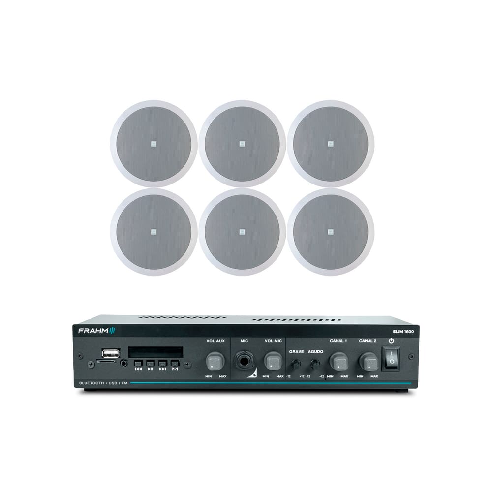 Kit Slim 1600 G5 Frahm + 6 Arandelas 6co2r