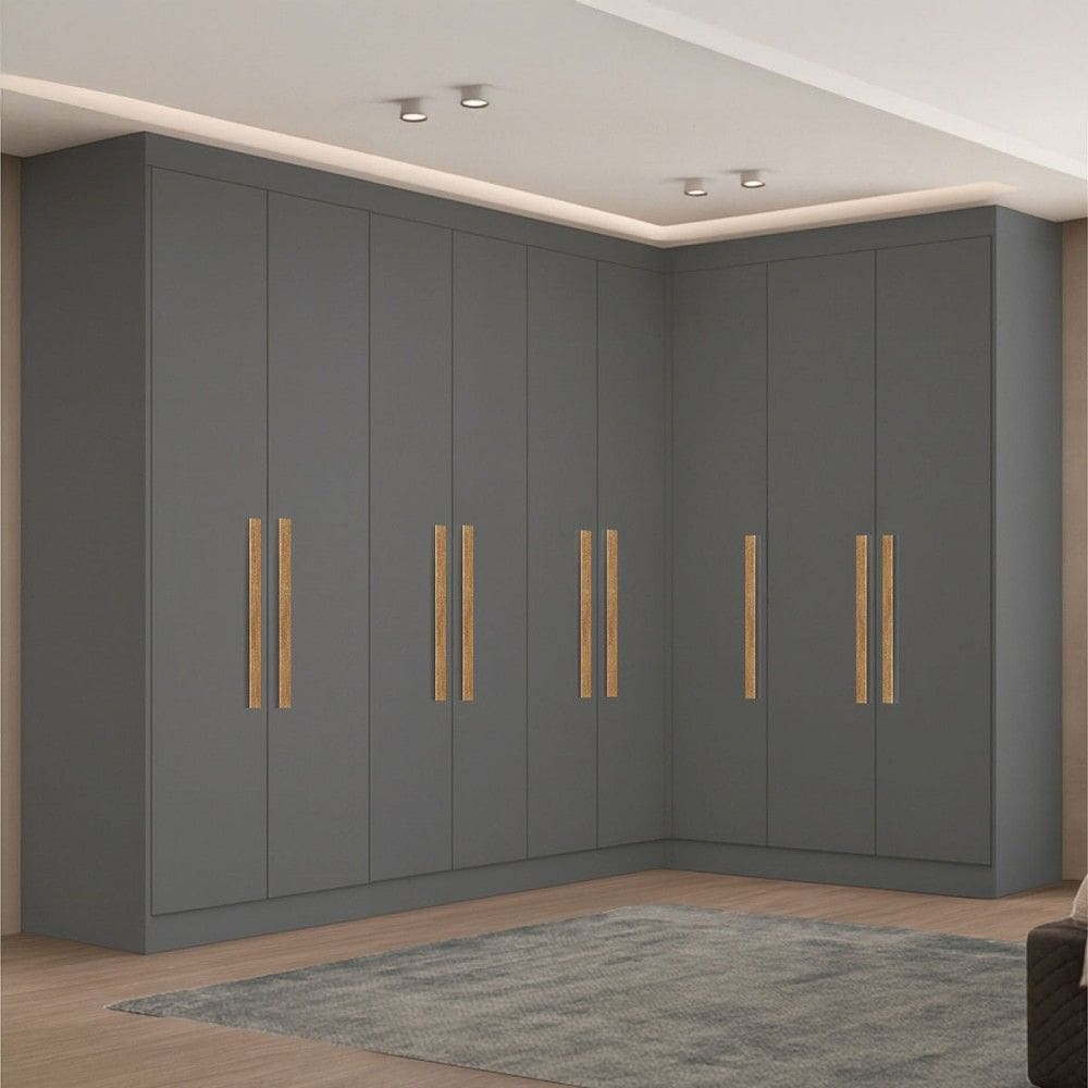 Guarda-Roupa Modulado German 9 Portas 2 Gavetas Onix - Maxel