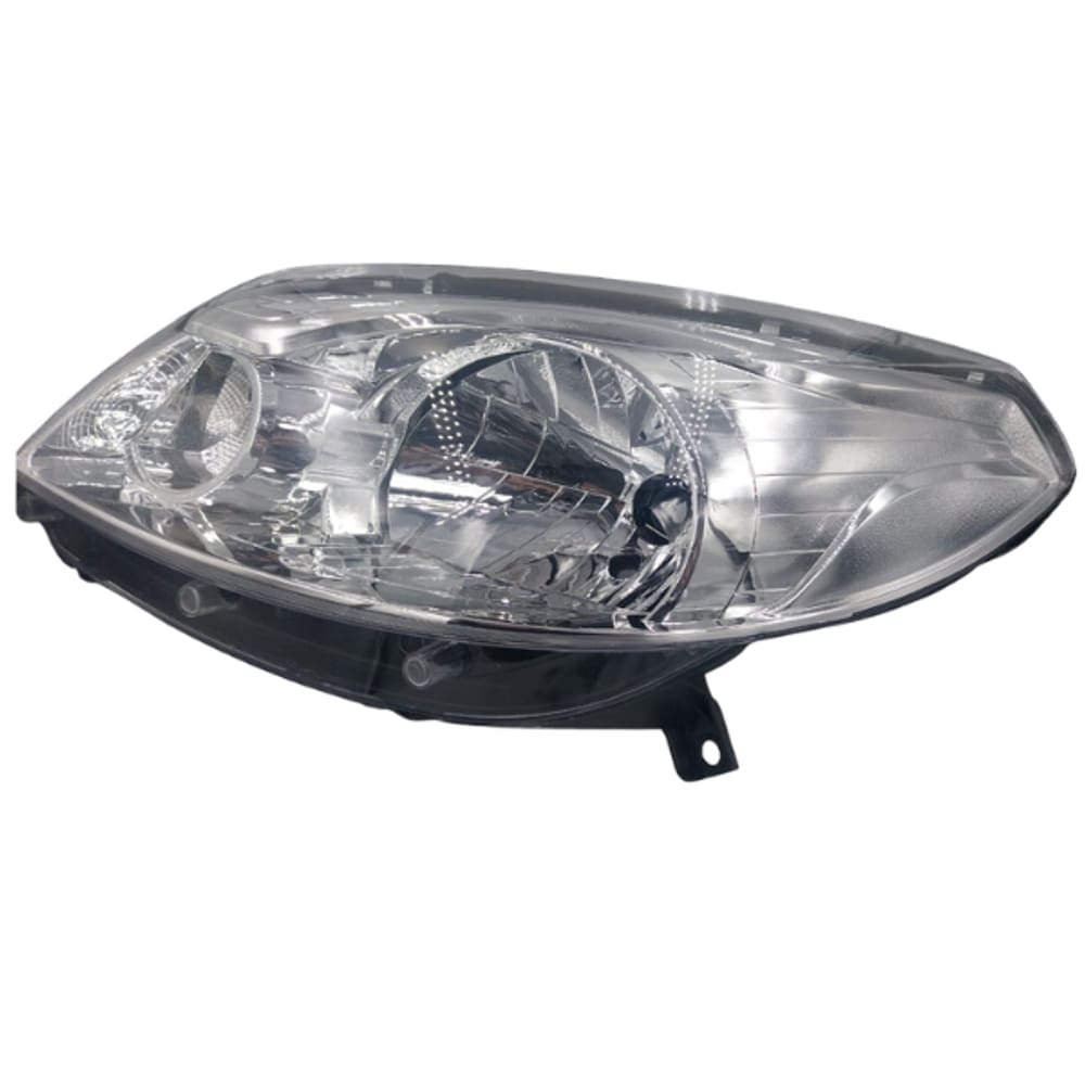Farol Dianteiro Sandero 2012 2013 2014 Máscara Cromada Esquerdo Motorista