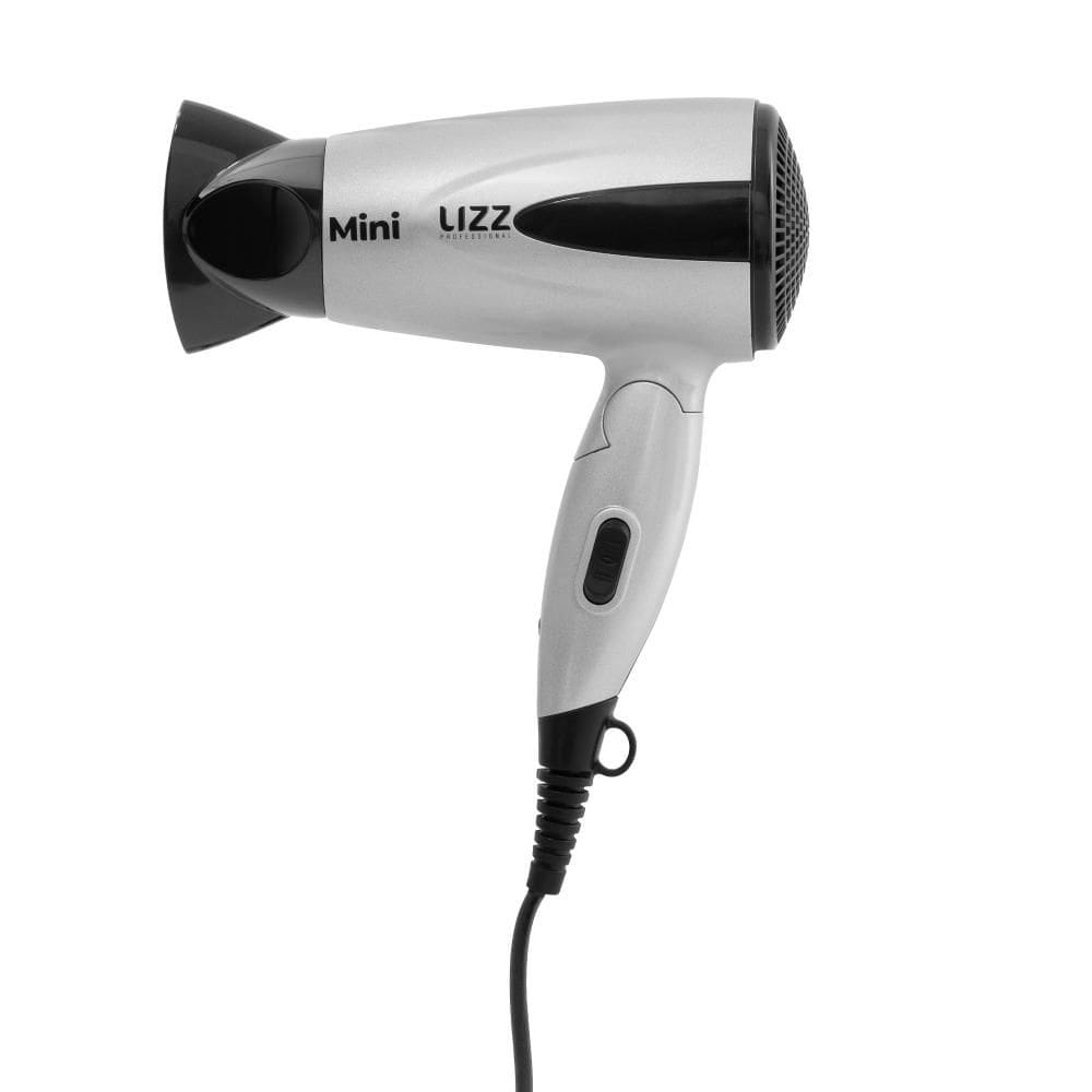 Secador De Cabelo Lizz Mini Prata Bivolt 1200W