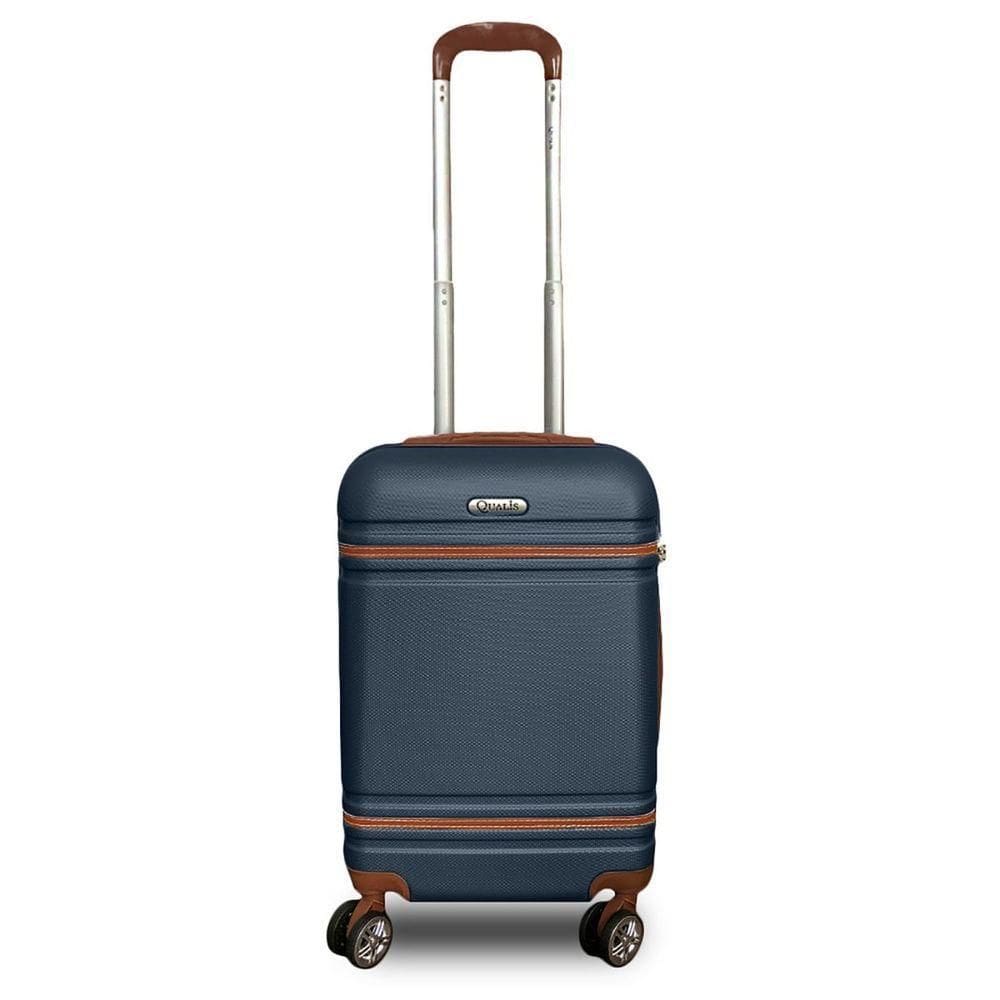 Mala De Viagem De Bordo P- 10kg Em Abs Com Rodinhas 360º Removíveis E Leve - Padrão Anac - Qualis Azul Mb001