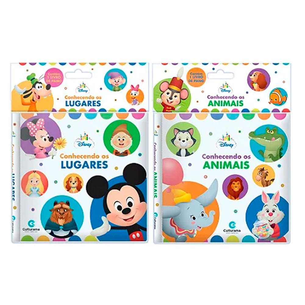 Livro de Pano Disney Culturama Personagens