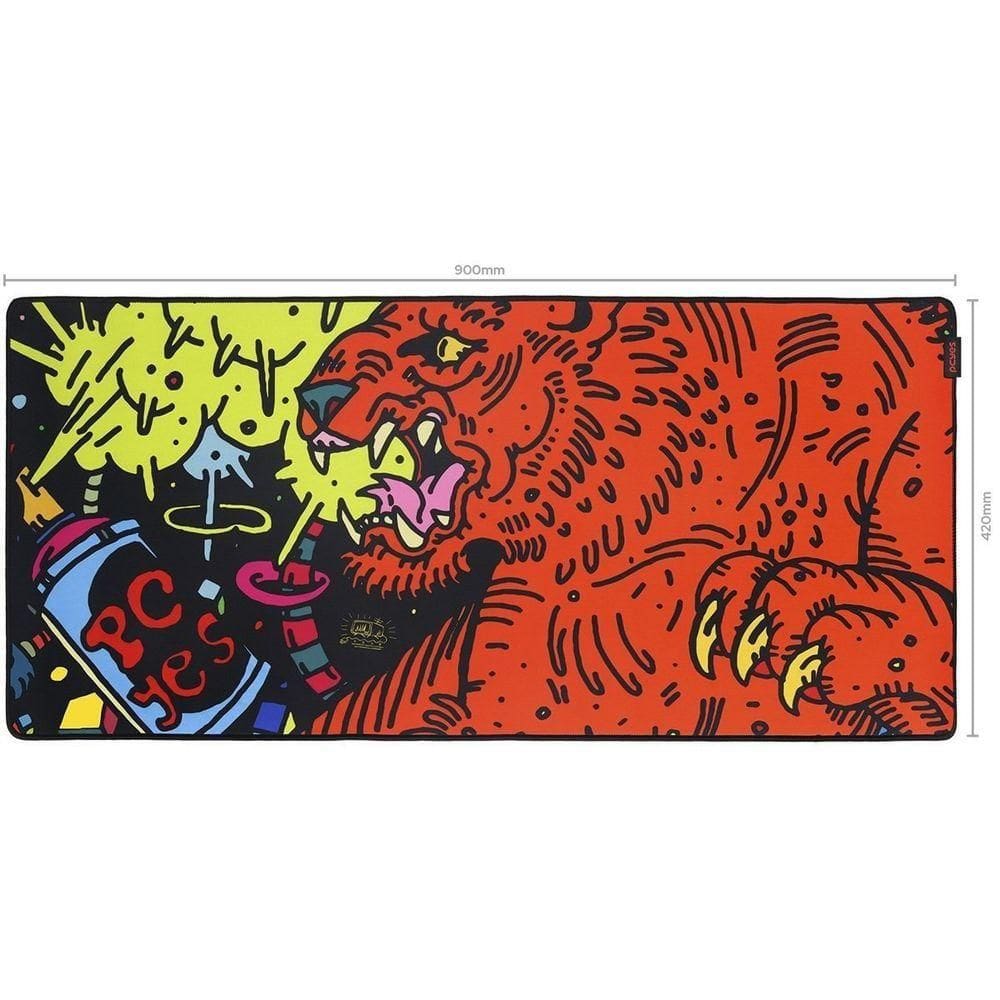 Pcyes Mouse Pad Tiger Extended 900×420mm Pct -1