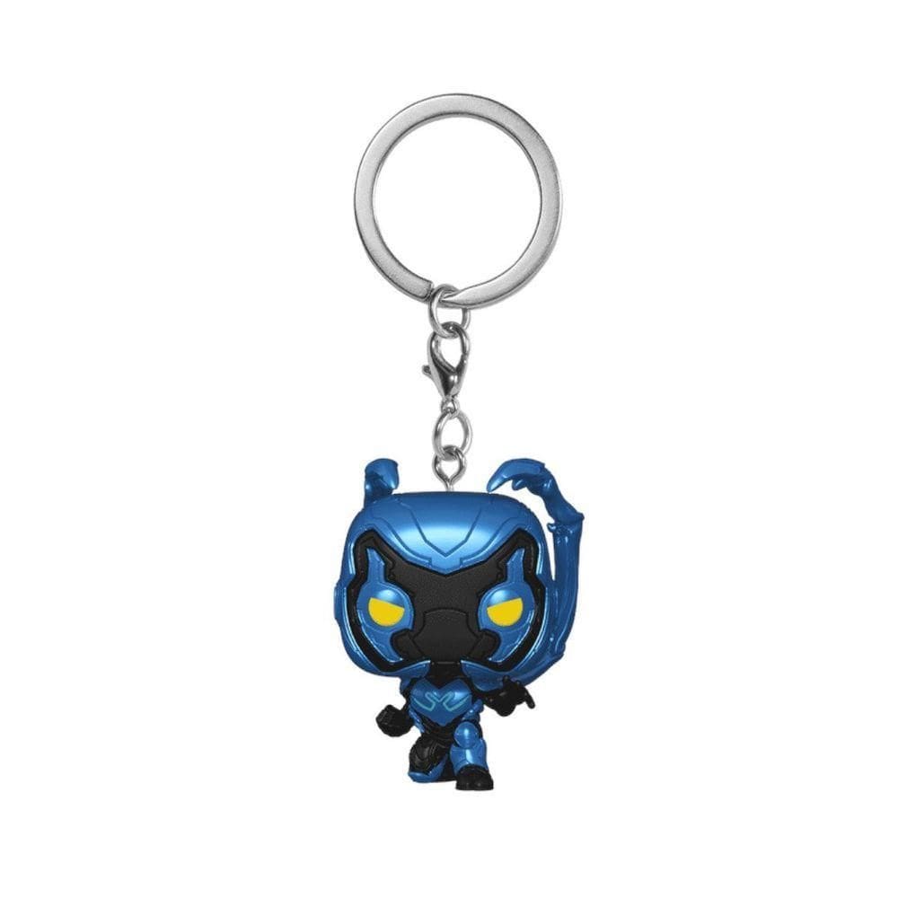 Chaveiro Pop Blue Beetle Besouro Azul