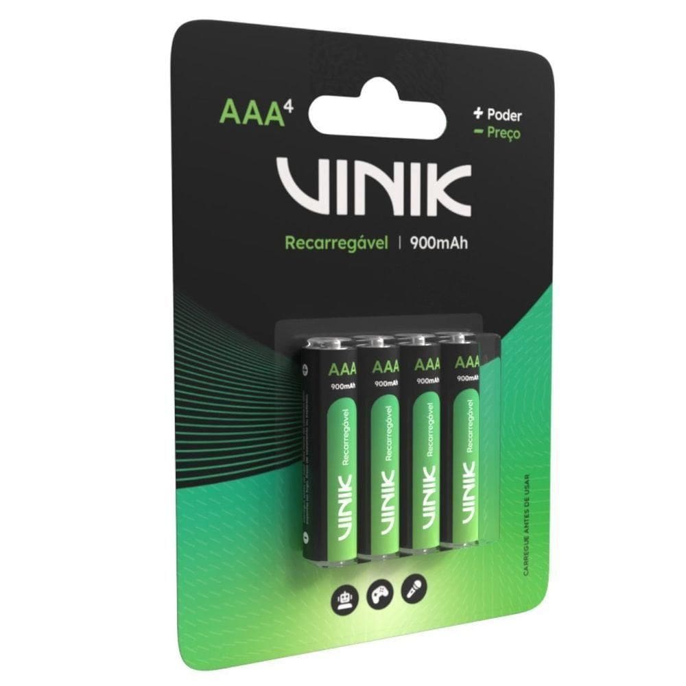 Pilha Recarregável Aaa 900mah C-4
