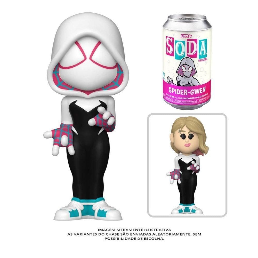 Pop Soda Aranhaverso Spider Gwen Chase