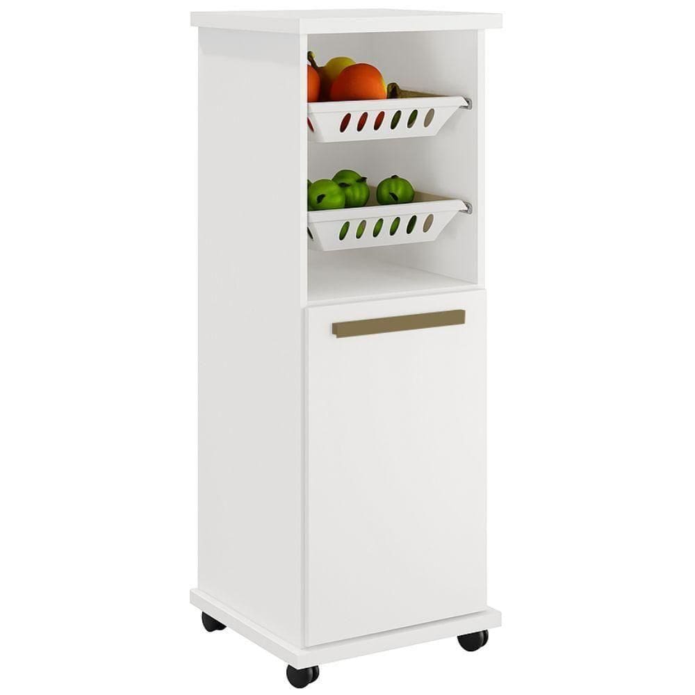 Fruteira Paraná 1 Porta Branco Arte Móveis