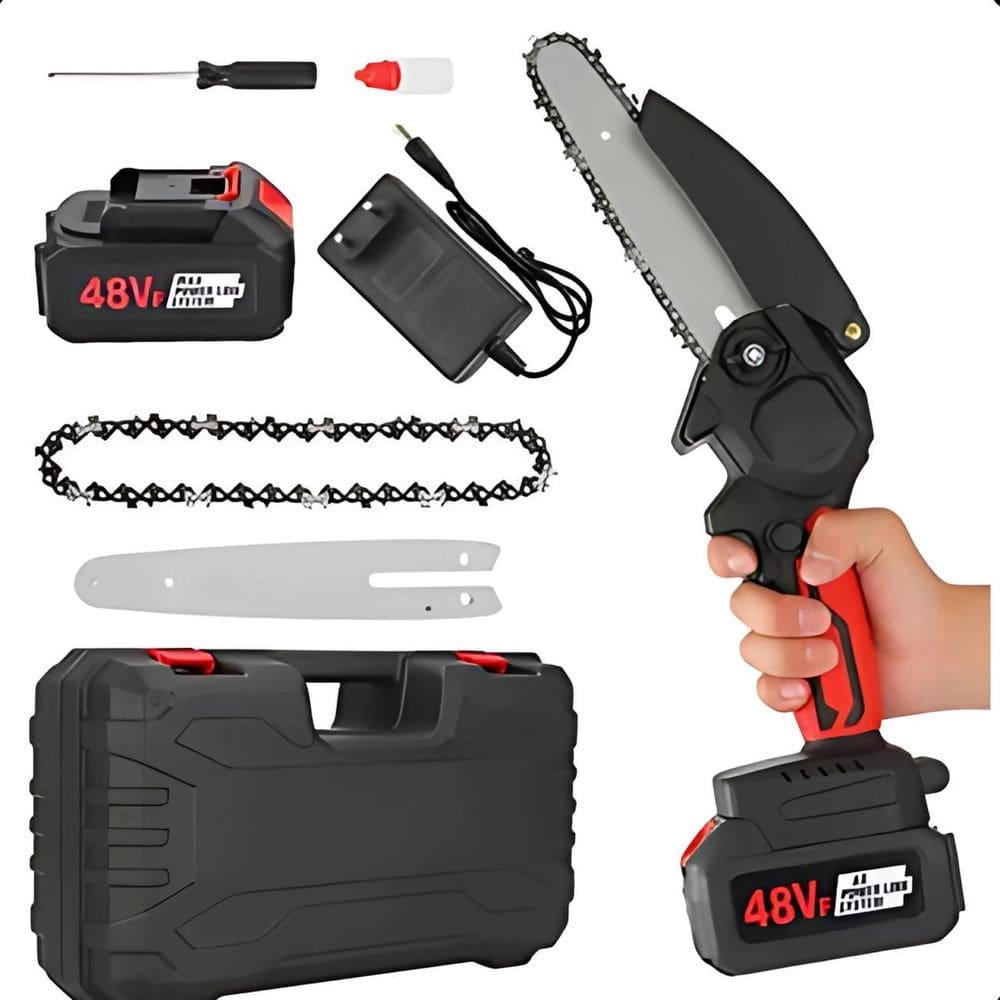 Mini Serra A Bateria 48V Compacta E Segura