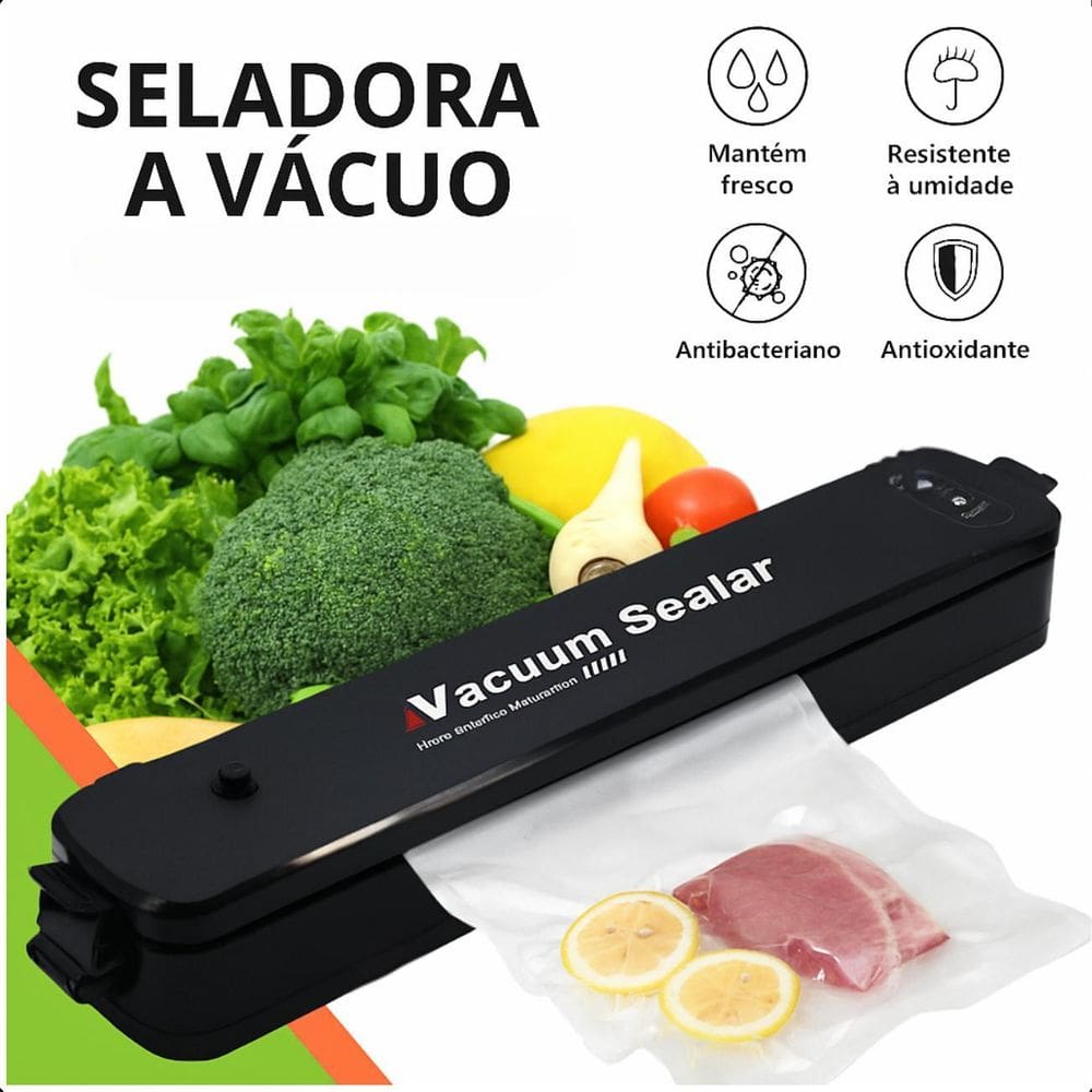 Seladora De Alimentos Bivolt Portátil Compacta Prática