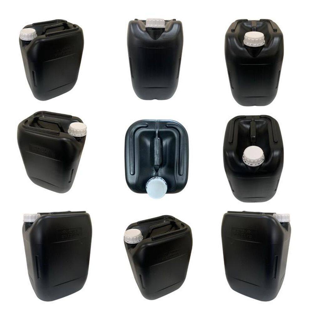 Bombona Preta Reciclada Resistente À Uv - 2 Pçs