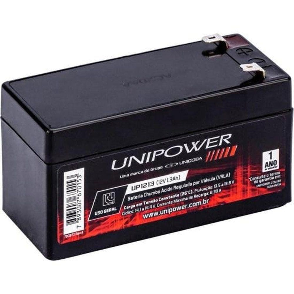Bateria Selada Unipower 12v 1,3ah