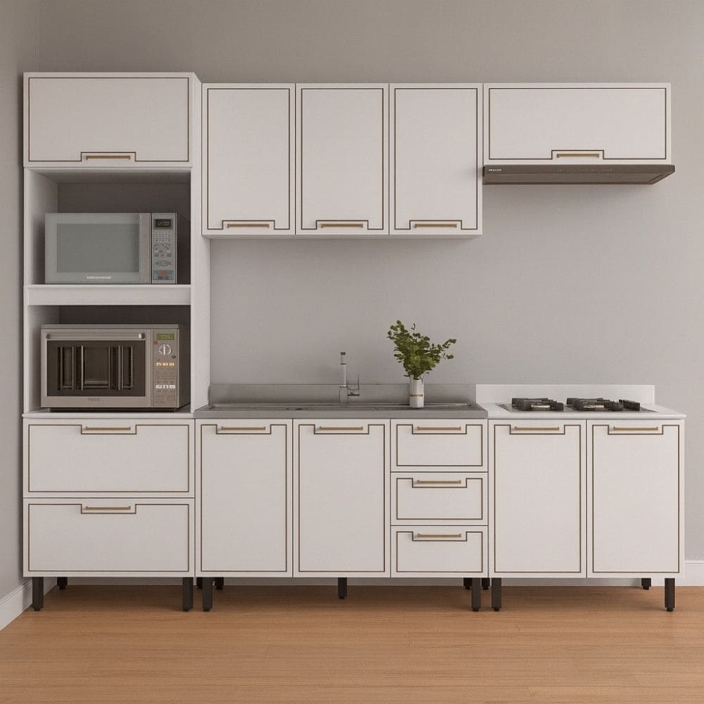 Mesa de Jantar 120cm Viena Dobuê