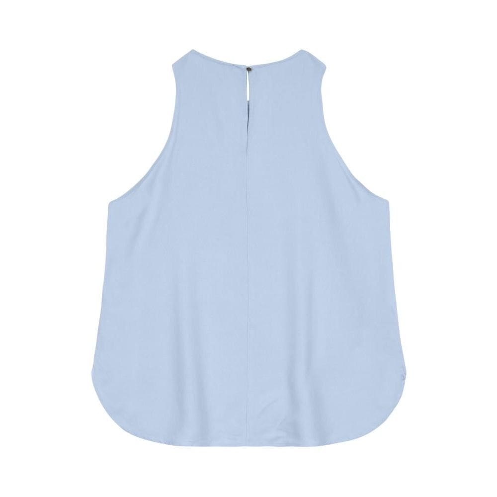 Blusa feminina em viscose Essendi AZUL CLARO