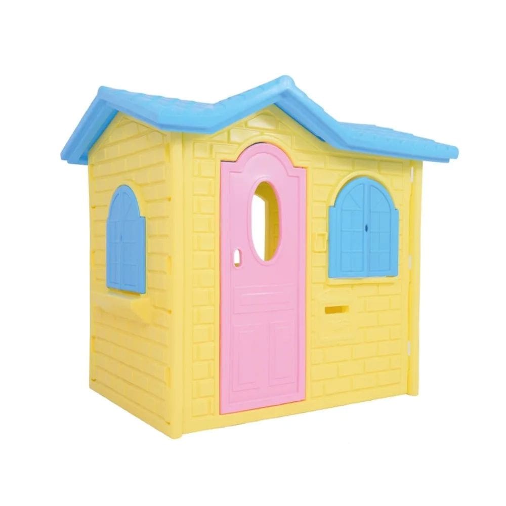 Casinha Infantil Tropical Creme Para Jardim E Área Externa