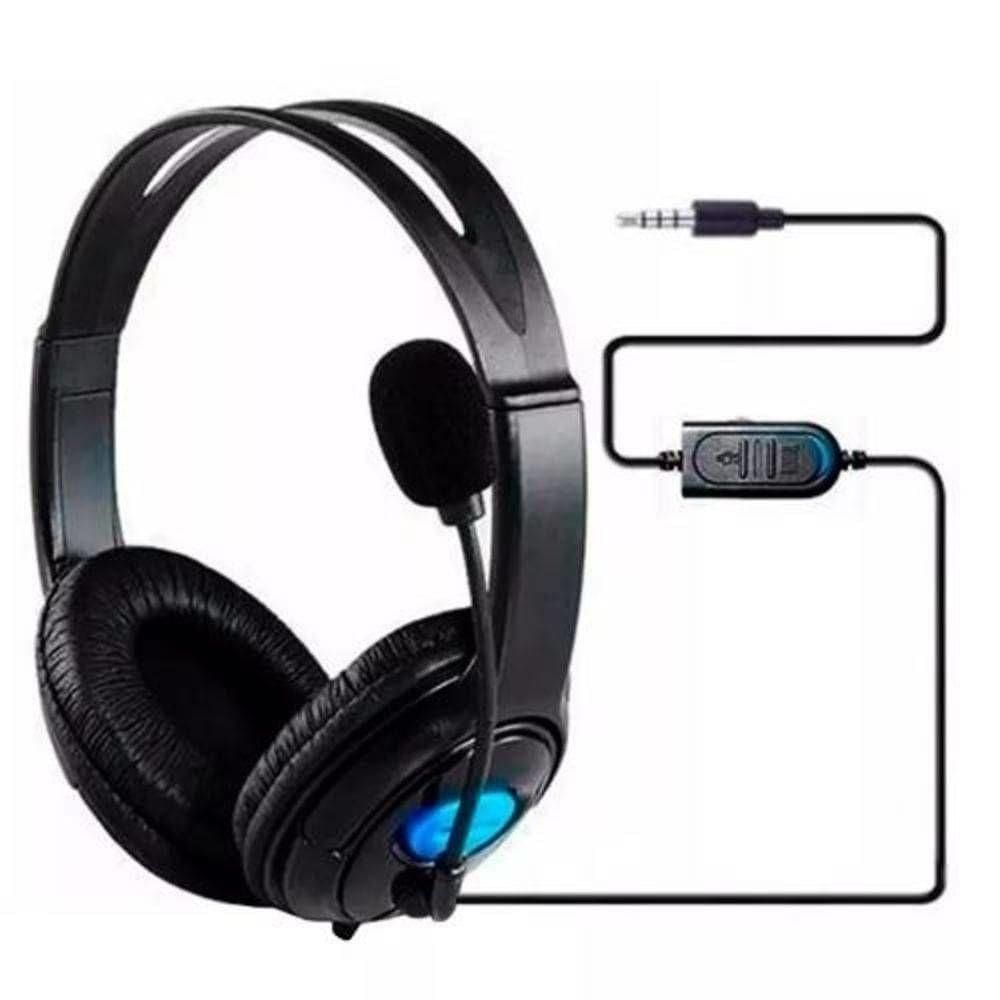 Headset Fone De Ouvido Com Microfone Para Ps4, Xbox One