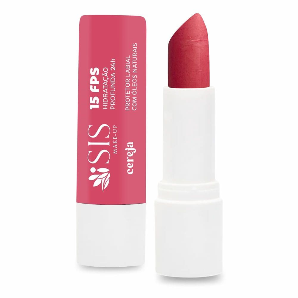 Protetor Labial Isis Make Up FPS15 Cor Cereja 3,5g