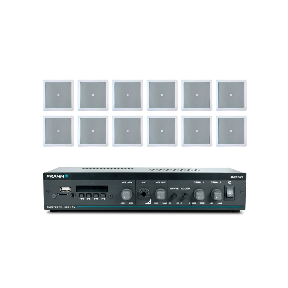 Kit Slim 1600 G5 Frahm + 12 Arandelas 6co1q