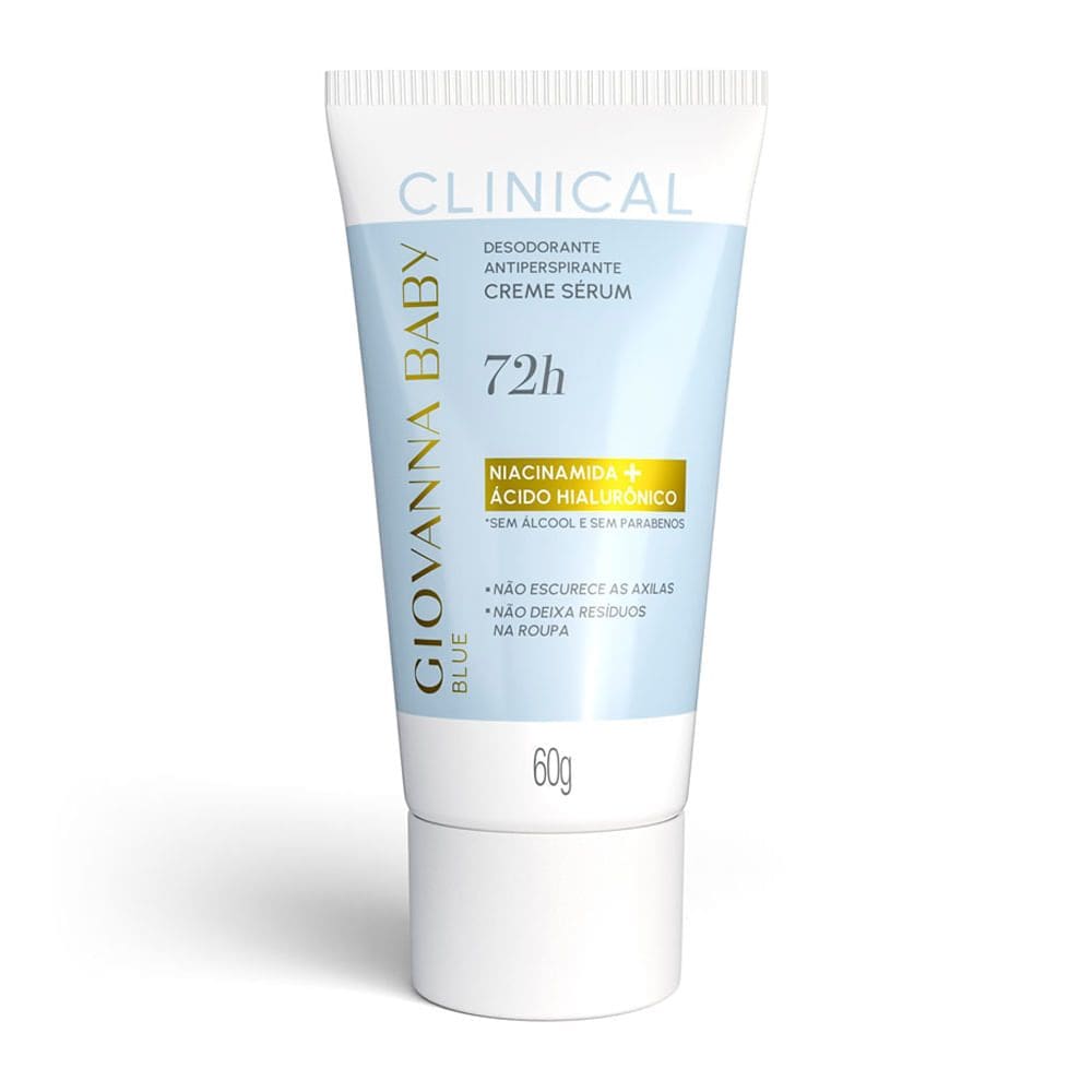 Desodorante Giovanna Baby Blue Clinical Creme Antiperspirante 72H 60g