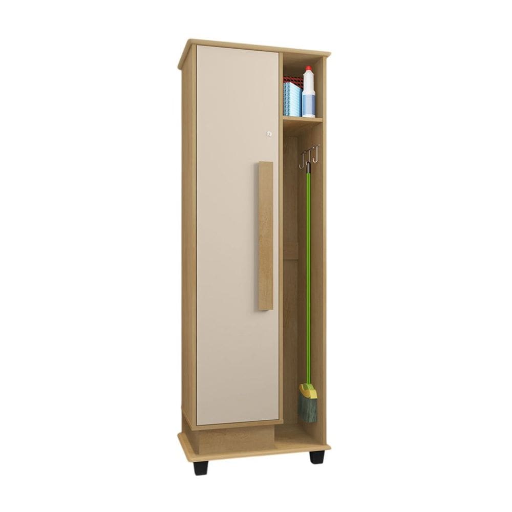 Armário Multiuso RV Móveis Caribe 1 Porta Amêndoa | Off