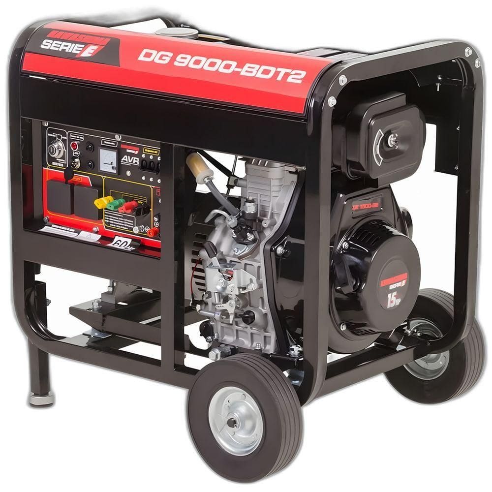 Gerador à Diesel Dg9000bdt2 7500w 220/110v Trif. Kawashima