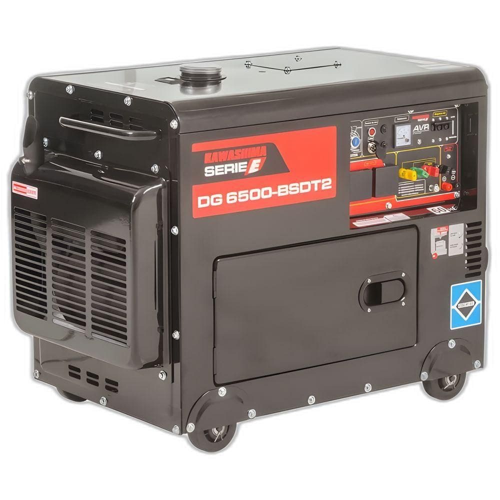 Gerador à Diesel Dg6500bsdt2 5000w 230/115v Kawashima