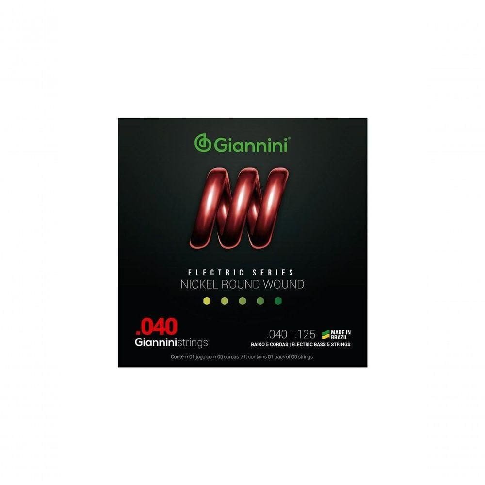 Encordoamento Contra Baixo Elétrico 4 Cordas .040