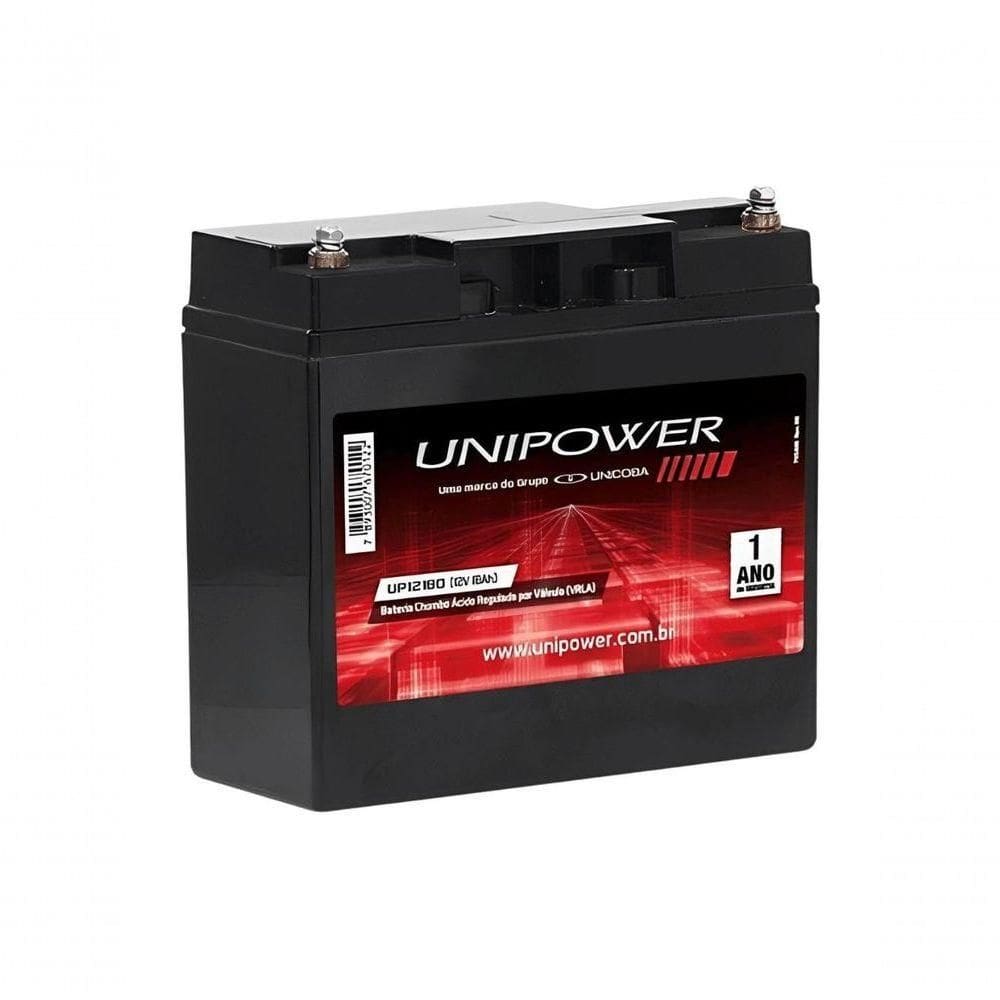 Bateria Estacionaria Unipower Up12180 Vrla 12v 18ah M5