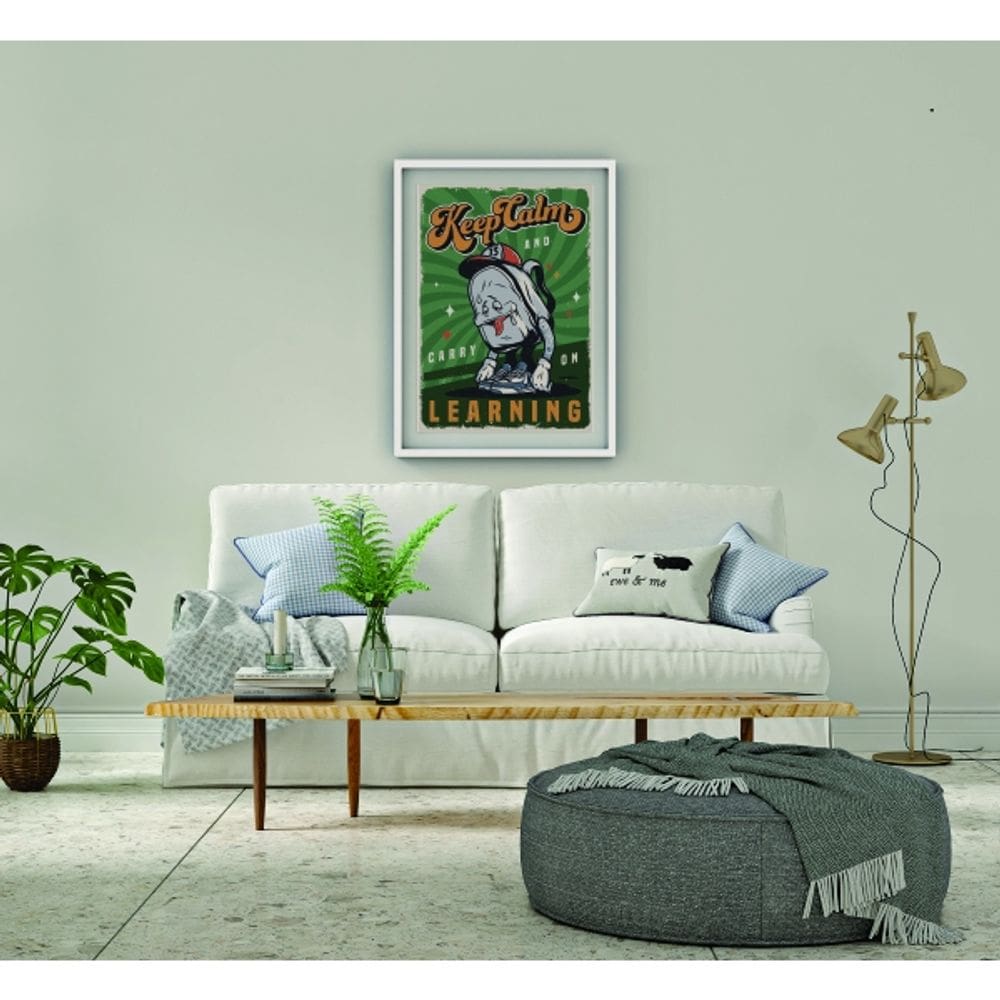 Keep calm and carry on learning - 20 x 30 Caixa (vinil)