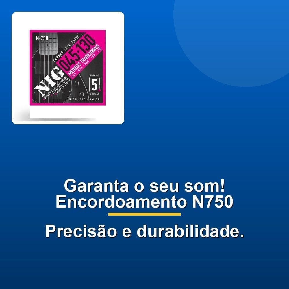 Encordoamento Baixo 5 Cordas .045 N750