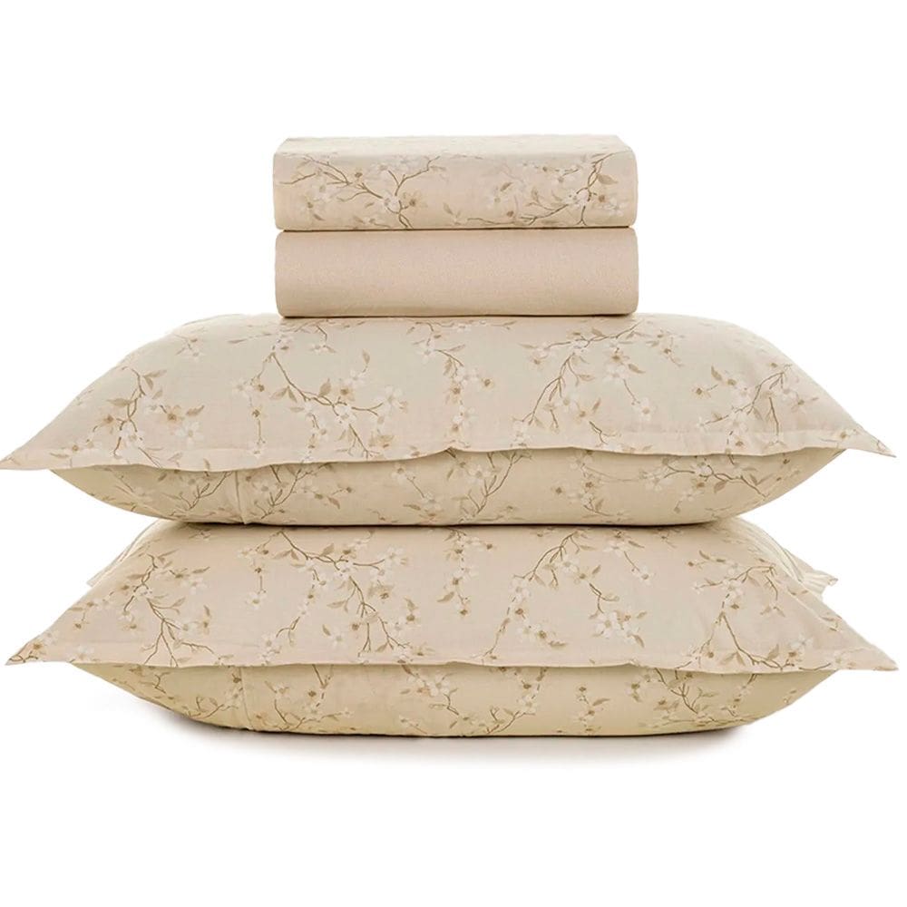 Jogo de Cama Queen Karsten 100% Algodão Penteado Beatriz