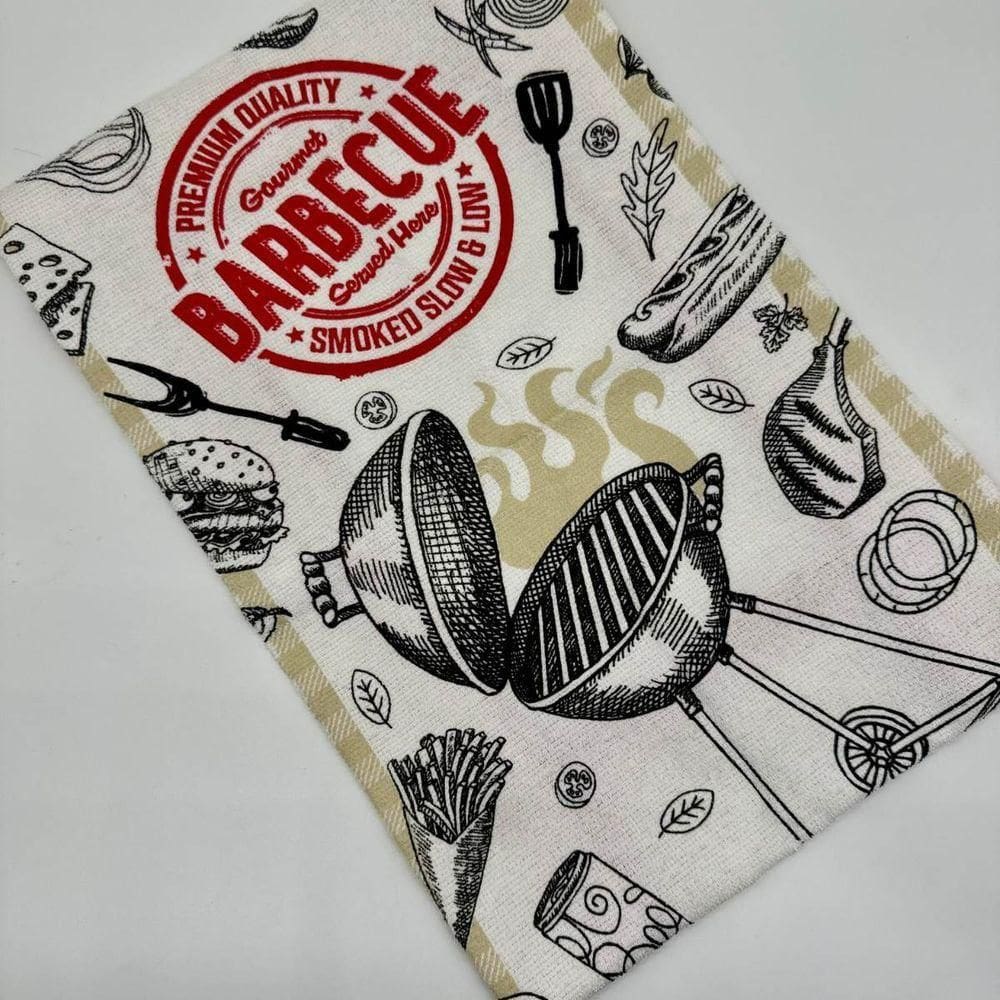 Pano De Copa Prata 45cm X 65cm Barbecue 2