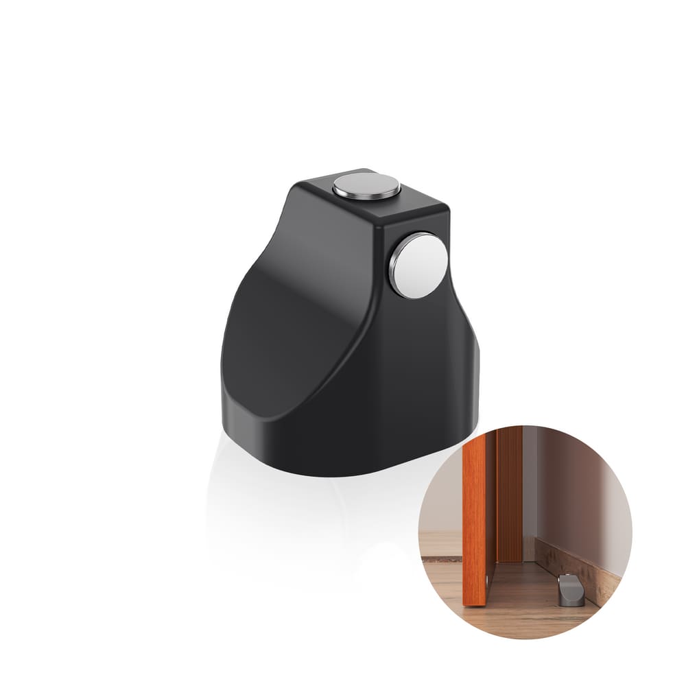 Prendedor de Porta Magnetico Preto Stam