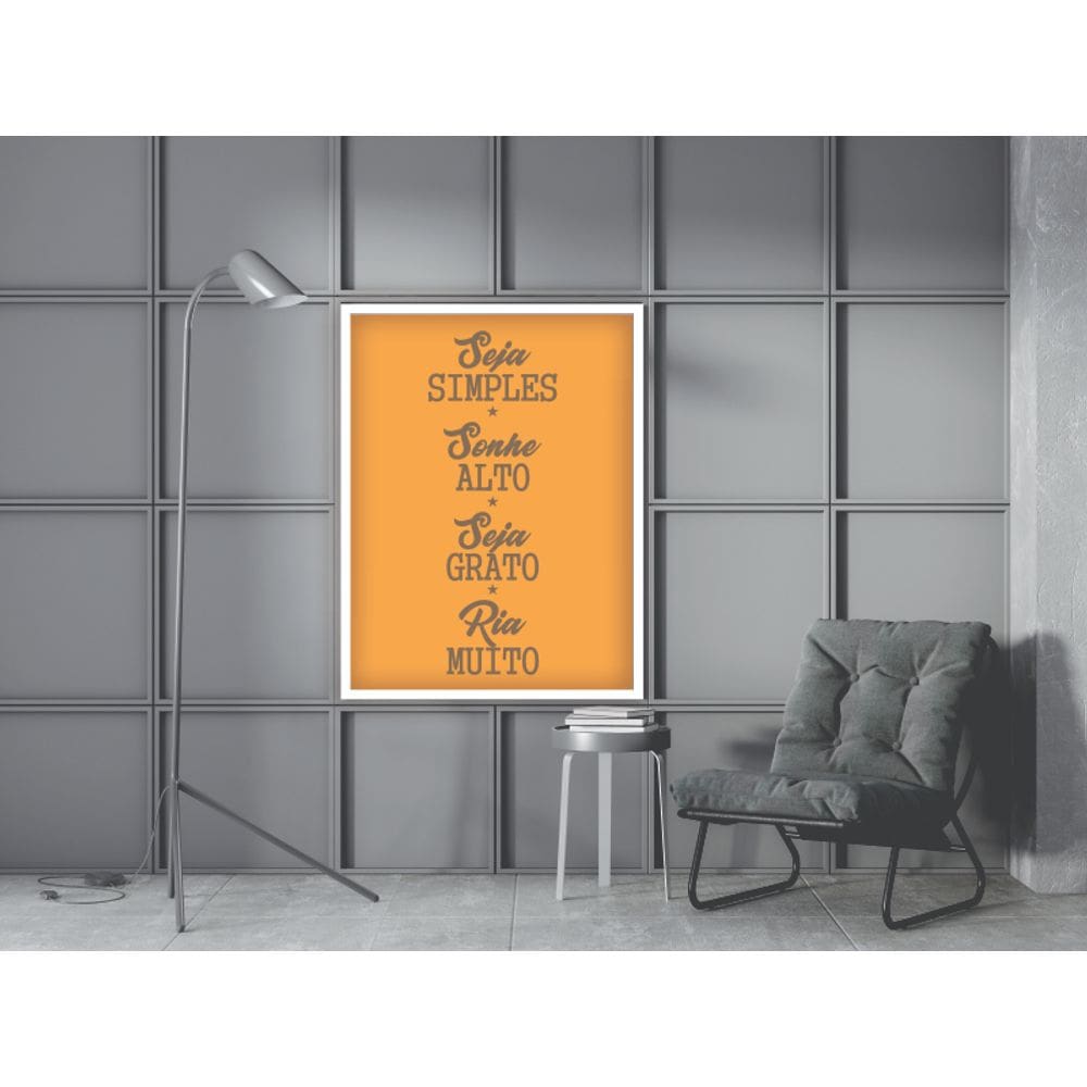 Seja simples - 20 x 30 Caixa (canvas)