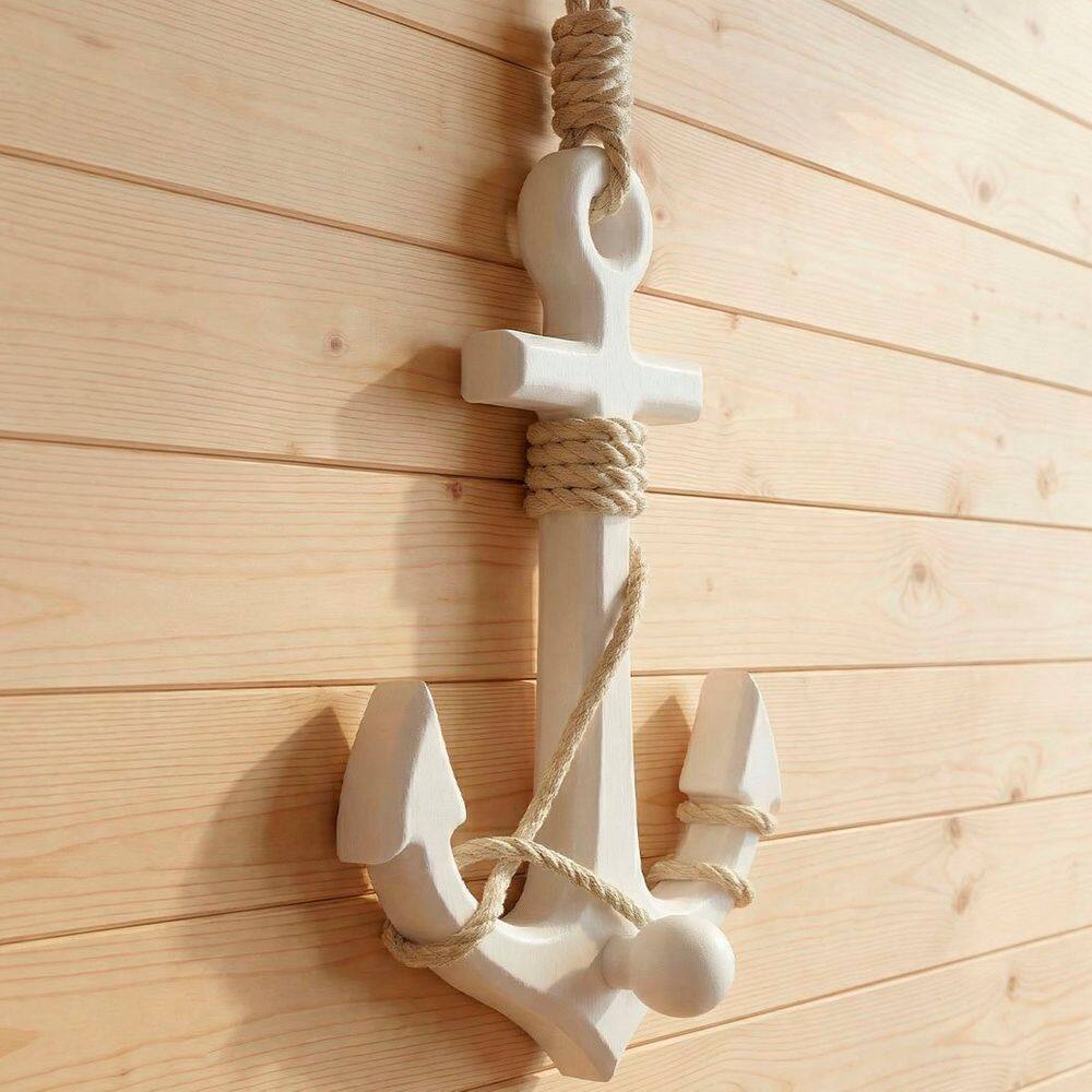 Âncora Marítima Náutica Decoração Casa De Praia Mar 18x15cm