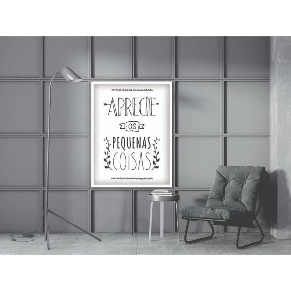 Aprecie as pequenas coisas - 20 x 30 Caixa (canvas)